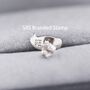 Barn Owl Stud Earrings In Sterling Silver, thumbnail 7 of 11