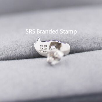 Barn Owl Stud Earrings In Sterling Silver, 7 of 11