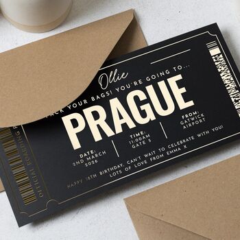 Personalised Prague Surprise Holiday Gift Voucher, 4 of 9