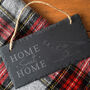 Pheasant 'Home Sweet Home' Slate Hanging Sign, thumbnail 1 of 2