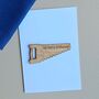 'My Dad Is Sawsome!' Wooden Token And Card, thumbnail 1 of 2
