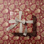Pinecone Christmas Eco Wrapping Paper Sheet Pack, thumbnail 1 of 2
