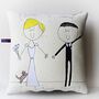 Personalised Embroidered Wedding Gift Cushion, thumbnail 12 of 12