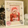 Personalised Baby's First Christmas Photo Frame, thumbnail 3 of 5