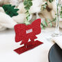Personalised Red Bow Christmas Place Setting, thumbnail 1 of 8