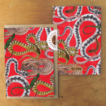 Reptilia Print Greetings Card, 3 of 7