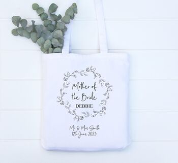 Personalised Wedding Bridesmaid Bridal Party Tote Bag, 2 of 4