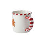 Christmas Gingerbread Lady Stoneware Festive Mug, thumbnail 3 of 5