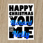 Personalised Names Christmas Card With Message Inside, thumbnail 6 of 8