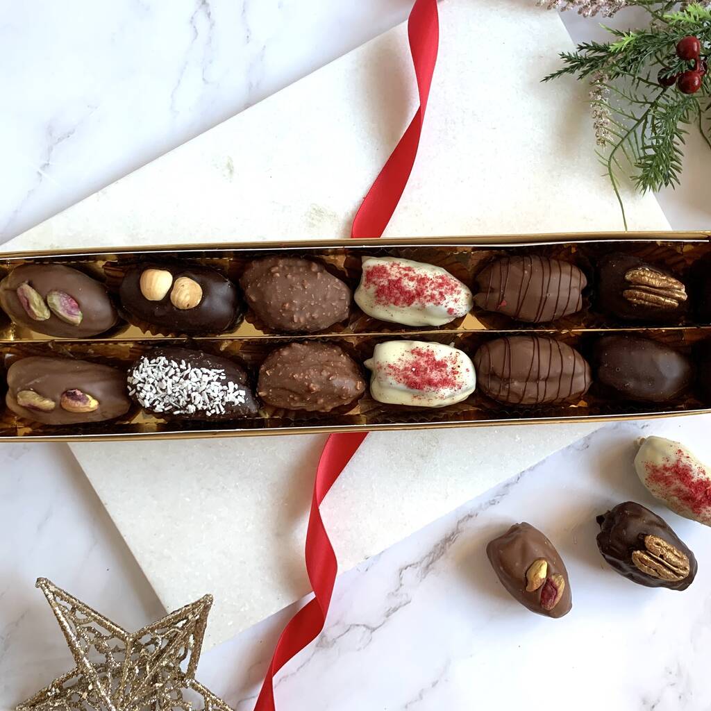 Chocolate Dates Special Gift Box By Elate Chocolates & Dates