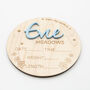 Personalised Baby Name And Stats Announcement Plaque, thumbnail 4 of 12