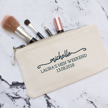 Personalised Wedding Party Make Up Bag, 4 of 10