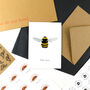 Bumblebee A6 Greetings Cards, thumbnail 4 of 7