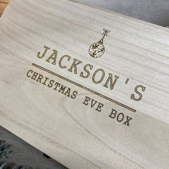 Personalised Artwork Christmas Eve Box Style Two, 3 of 11