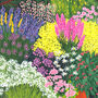 A4 Botanical Flower Garden Giclee Art Print, thumbnail 3 of 5