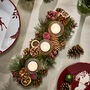 Natural Christmas Triple Candle Holder, thumbnail 3 of 6