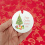 Personalised Baby's First Christmas Decoration, thumbnail 5 of 8