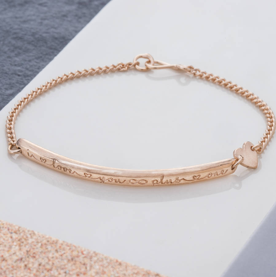 I Love You Infinity Plus One Bracelet By Kimberley Selwood