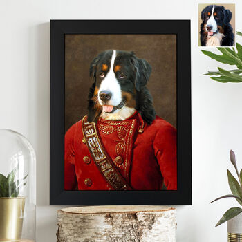 Personalised Duke Renaissance Pet Portrait, 7 of 12