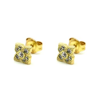 Takia Filigree Sterling Silver Or Gold Plated Earrings, 10 of 12