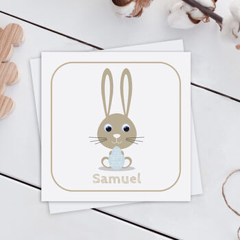 Personalised New Baby Bunny Clock, 7 of 12