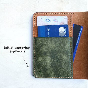 Personalised Leather Full Wallet With Free Initial Engraving, 5 of 8