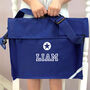 Personalised School Book Bag With Long Strap, thumbnail 5 of 7