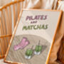 Pilates And Matchas Print, thumbnail 2 of 9