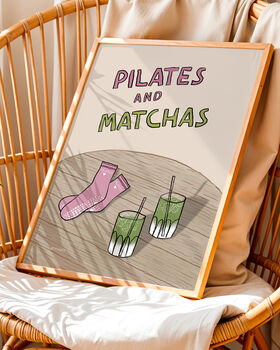 Pilates And Matchas Print, 2 of 9