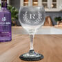 Engraved Initial Gin Glass, thumbnail 1 of 5