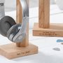 Personalised Solid Oak Headphone Stand, thumbnail 9 of 12