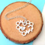 Love Chemistry With Initial Heart Geometric Necklace, thumbnail 9 of 12