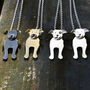 Staffordshire Bull Terrier Necklace, thumbnail 1 of 7