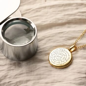 Secret Message Necklace Necklace, 4 of 5