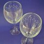 Hand Engraved Wine Glasses, thumbnail 6 of 7