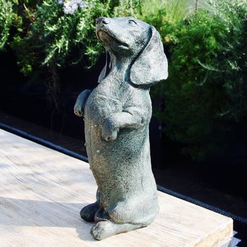 Begging Dachshund Sculpture By London Garden Trading ...