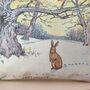 Christmas Bunny Illustration Scented Gift Bag, thumbnail 3 of 5