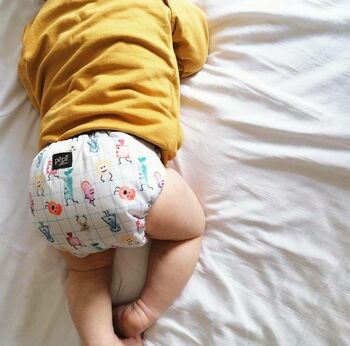 'Happy Stamps' Modern Cloth Nappy By Pēpi Collection, 11 of 12