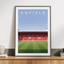 Liverpool Fc Anfield From The Centre Circle Poster, thumbnail 3 of 7
