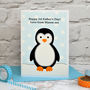 'Penguin' Personalised First Father's Day Card, thumbnail 2 of 2