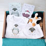 Personalised Baby's First Christmas Outfit Gift Set | Penguin, thumbnail 1 of 7