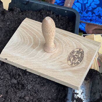Large Wooden Seed Tray Tamper, 3 of 5