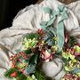 Christmas Fresh Hydrangea And Berry Wreath, thumbnail 2 of 11