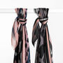 Black And Pink Leopard Print Scarf, thumbnail 3 of 6