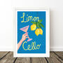 Limoncello Italian Cocktail Art Print, thumbnail 7 of 10
