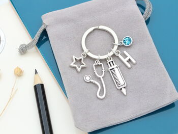 Personalised Doctor | Nurse Keyring Graduation Gift, 4 of 9