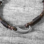 Men's Personalised Name And Date ID Bracelet, thumbnail 4 of 12