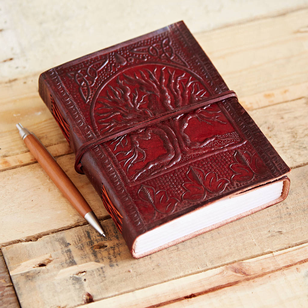 Tree Of Life Leather Journal By Paper High | notonthehighstreet.com