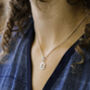 Sterling Silver Sacral Chakra Necklace, thumbnail 1 of 4