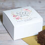 10 X Floral Geometric Heart Wedding Favour Boxes, thumbnail 1 of 3